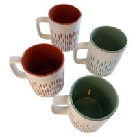 kubek ceramiczny 320ml zestaw 4 sztuk