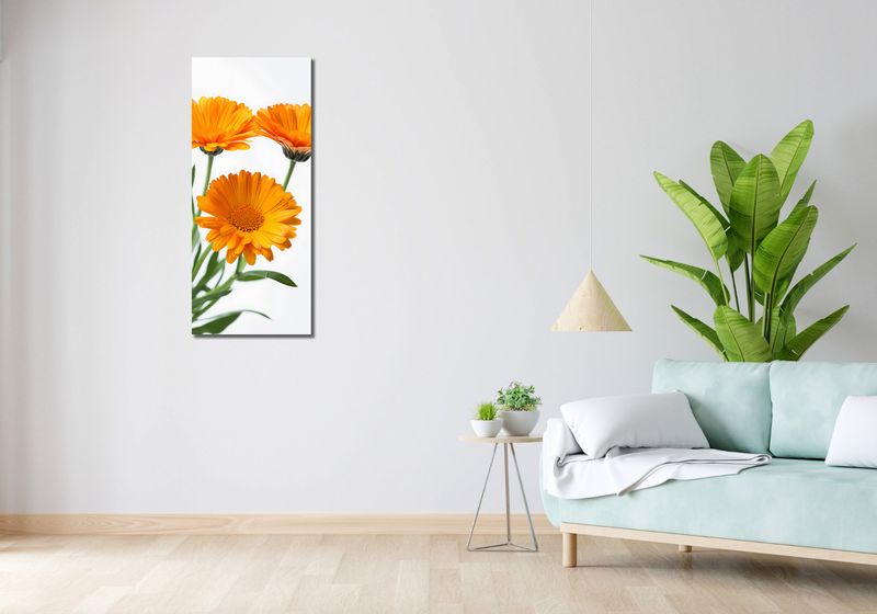 Obraz 40x100cm Słoneczne Kalendule zdjęcie 2