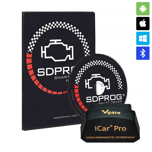 Program SDPROG Interfejs iCar PRO BT4.0 4.0 OBD2 zdjęcie 2