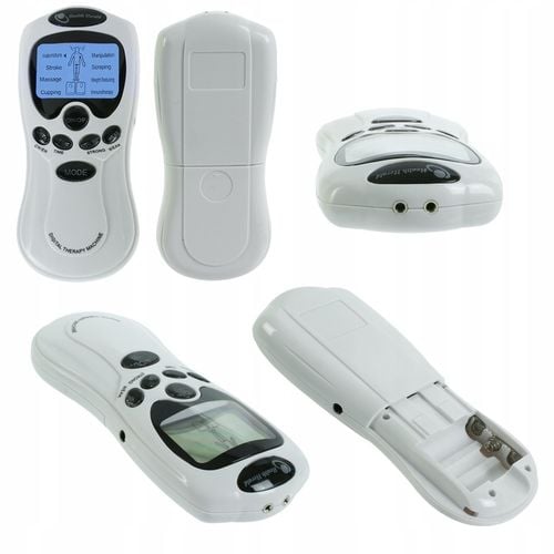 ELEKTROSTYMULATOR MIĘŚNI I NERWÓW TENS EMS ZESTAW ELEKTRODY PADY 2 KANAŁY na Arena.pl