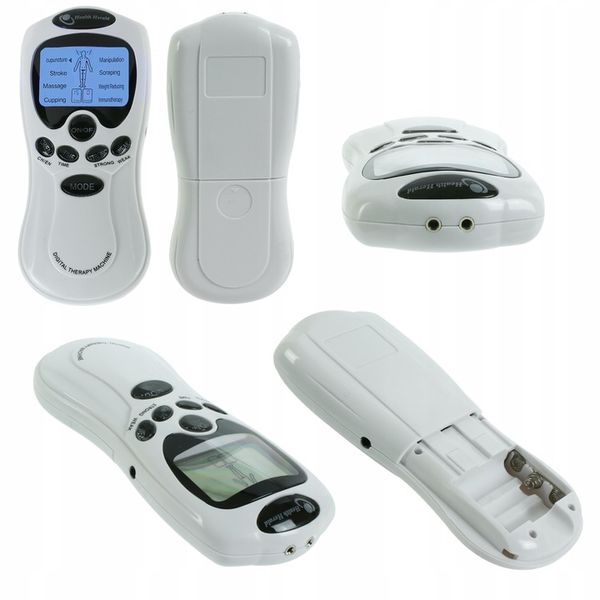 ELEKTROSTYMULATOR MIĘŚNI I NERWÓW TENS EMS ZESTAW ELEKTRODY PADY 2 KANAŁY zdjęcie 3