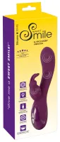 sweet smile rabbit vibe violet - wielofunkcyjny model punktu g, 21,4 cm