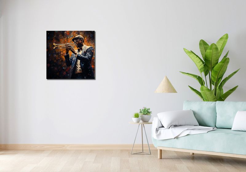 Obraz 60x60cm Symfonia na Trąbce zdjęcie 2