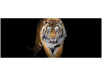 100X40CM TYGRYS OBRAZ DREWNO