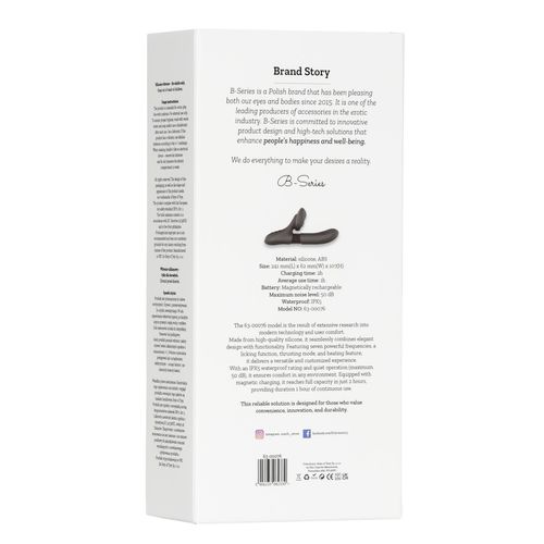 silicone vibrator 7 powerful modes - licking, thrusting and heating, black na Arena.pl