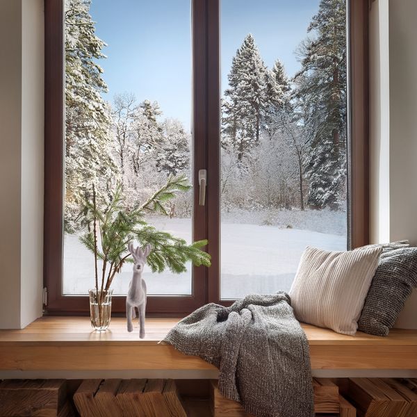 Renifer Flokowany Plastik zdjęcie 13