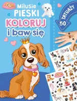 Koloruj i baw się. 50 tatuaży. Milusie pieski