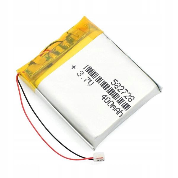 Akumulator Li-Poly 400mAh 3.7V JST 582728 zdjęcie 1