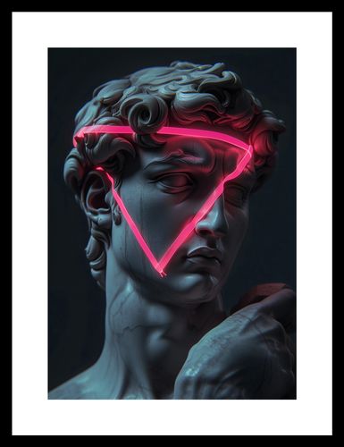 Plakat 21x29,7cm Neonowy Renesans na Arena.pl