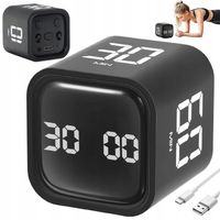 2X WIZUALNY CYFROWY TIMER ODLICZAJĄCY Z CZUJNIKIEM GRAWITACYJNYM CICHY 500m