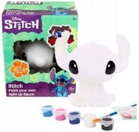 FIGURKA LAMPKA STITCH DO MALOWANIA ZESTAW FARBKI DISNEY LED PODŚWIETLANA