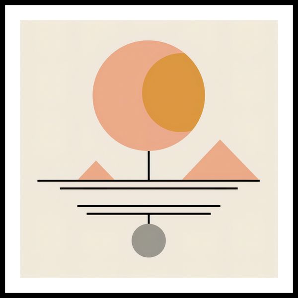 Plakat 50x50cm Geometryczna Utopia zdjęcie 3