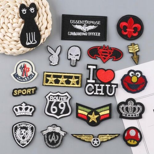 APLIKACJA TERMO naprasowanki naszywki aplikacje ZESTAW 20 naszywek na Arena.pl