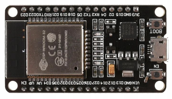 ESP32 30pin, micro-USB, CH9102X, WiFi, Bluetooth. ESP-WROOM-32 DevKitC-v1 zdjęcie 5
