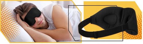 OPASKA NA OCZY DO SPANIA MASKA 3D REGULOWANA LEKKA na Arena.pl