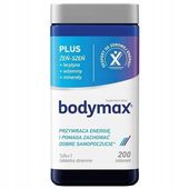 BODYMAX + ŻEŃ SZEŃ LECYTYNA WITAMINY MINERAŁ 200 TABLETEK