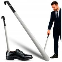 ŁYŻKA DO BUTÓW METALOWA DŁUGA 72 CM Z HACZYKIEM SOLIDNA TRWAŁA PREMIUM