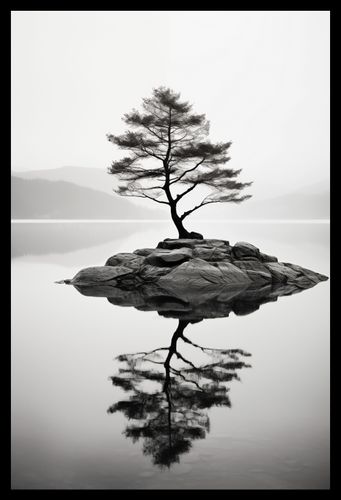 Plakat 30x45cm Samotne Drzewo na Arena.pl