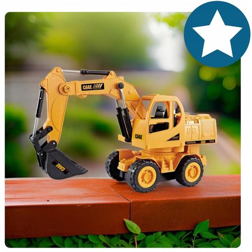 Zdalnie sterowana koparka dla dzieci jeżdżąca plac budowy PILOT Mocna RC na Arena.pl