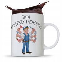 Kubek Na Dzień Ojca Dla Taty Najlepszy Fachowiec Z Nadrukiem Ze Zdjęciem