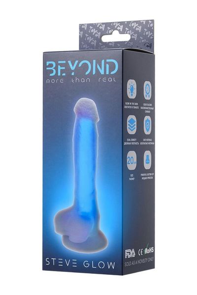 BEYOND BY TOYFA  Steve Glow Blue 14,5cm zdjęcie 7