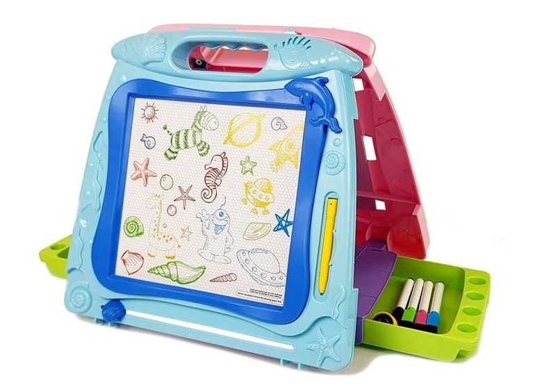 Tablica do Rysowania Dwustronna Pisaki Magnesy zdjęcie 3