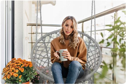HUŚTAWKA OGRODOWA BOCIANIE GNIAZDO FOTEL WISZĄCY na Arena.pl