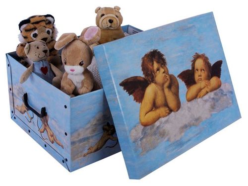 PUDEŁKO KARTONOWE MINI ANIOŁKI BŁĘKITNE na Arena.pl