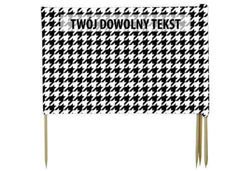 PARAWAN PLAŻOWY Pepitka z indywidualnym napisem 5 PANELI 65.5 na Arena.pl