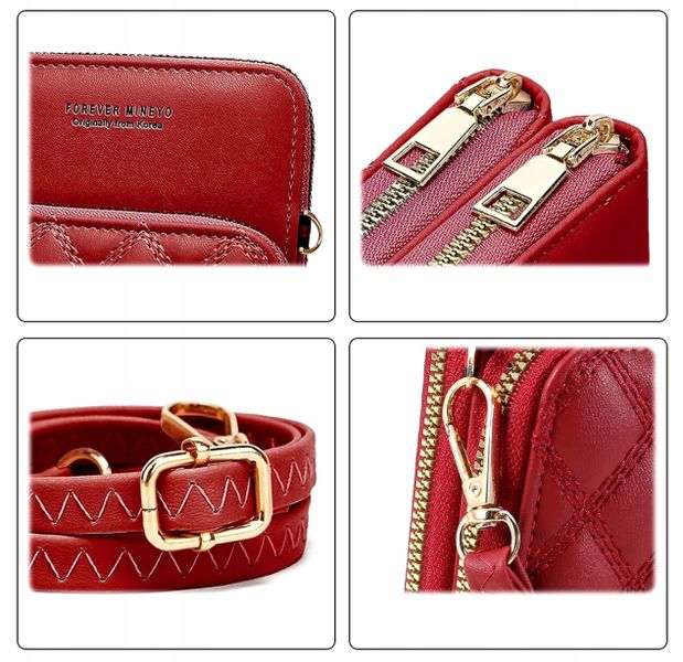 Listonoszka Torebka Kopertówka Na Telefon Portfel zdjęcie 11