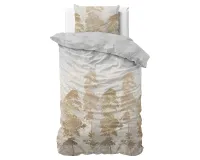 200x200/220 RIFFO złoty kpl pościeli satyna bawełniana