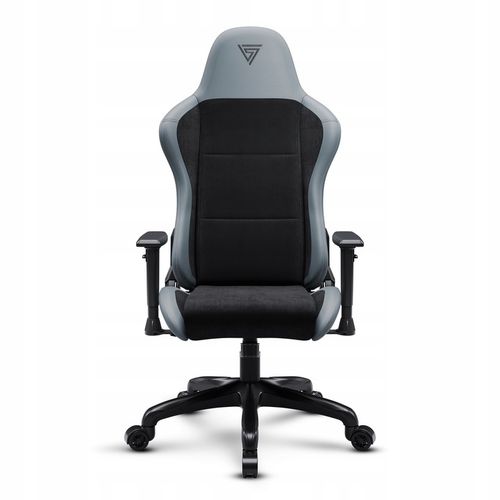 Fotel Gamingowy Biurowy Regulowany Materiał Alcantara + Ekoskóra Sense7 na Arena.pl