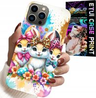 ETUI DO IPHONE 12 PRO MAX - KRÓLICZKI, ŚWIĄTECZNE, KRÓLIK, WIELKANOC