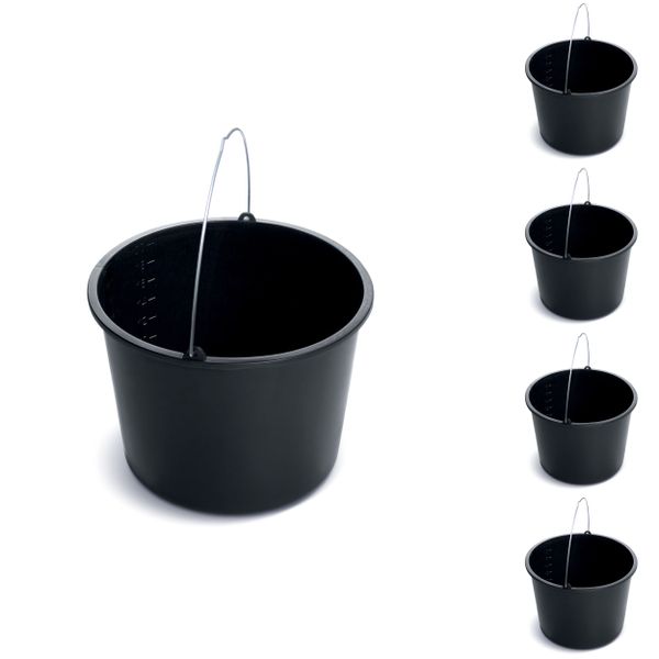 5x Wiadro budowlane 20l Gospodarcze plastikowe zdjęcie 1