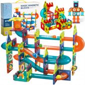 Klocki magnetyczne LABIRYNT TOR KULKOWY 96 el.