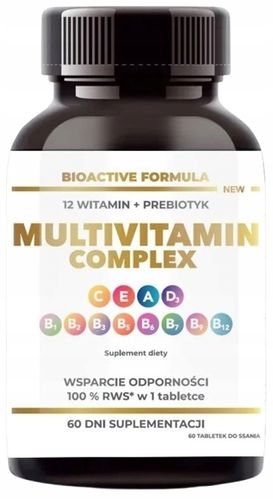 Intenson Multivitamin Complex Witamina C Witamina D 60 tabletek na Arena.pl