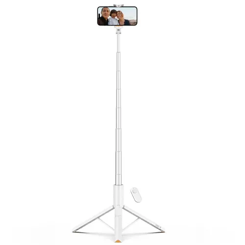 selfie stick tech-protect l09s z tripodem - biały na Arena.pl