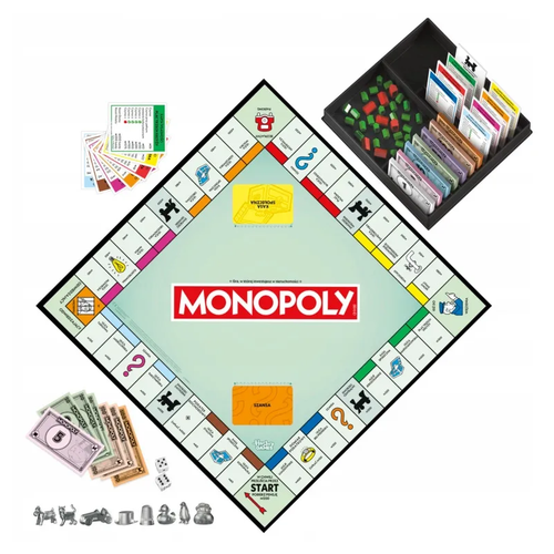 Gra planszowa Monopoly Classic Hasbro Kultowa Rodzinna od +8 lat na Arena.pl