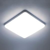 LAMPA ŁAZIENKOWA SUFITOWA LAMPA PLAFON LED BIAŁY NOWOCZESNA 6500K IP54 36W