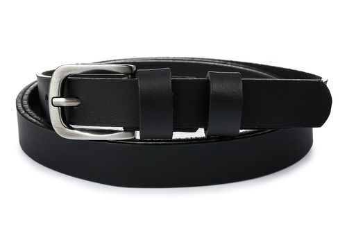 Beltimore Skórzany Damski Pasek Czarny Wąski U50 na Arena.pl