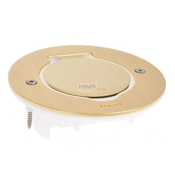 Pokrywa gniazda podłogowego, pojedyncza, okrągła, Brąz Legrand 089711 zdjęcie 1