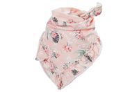 Jamiks ARI organic chustka z falbankami brzoskwiniowy hibiskus