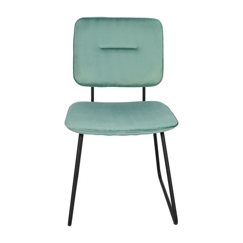 Krzesło Adele VIC szaro-zielone tapicerowane na Arena.pl