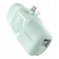 2 x Mini powerbank Wozinsky WF16-YLS 5000mAh 15W Lightning z wbudowanym kab