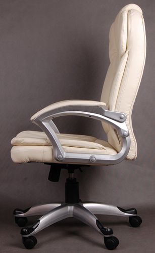 Fotel biurowy GIOSEDIO ecru, model BSM006 na Arena.pl