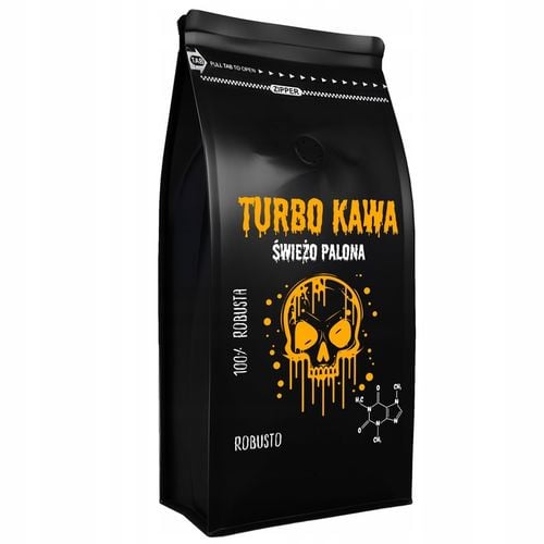 TURBO Kawa ziarnista Do ekspresu 1kg 100% Robusta ROBUSTO na Arena.pl