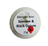 Wosk do masażu JAŚMIN i CZARNE OPIUM  25g