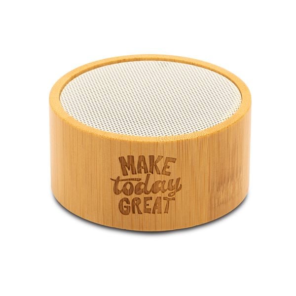 Bambusowy głośnik Bluetooth Soundy, brązowy zdjęcie 4