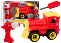 ZDALNIE STEROWANA  LOKOMOTYWA DO SKRĘCANIA  CZERWONA