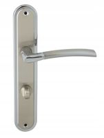 Klamka i szyldy do drzwi łazienkowych PRESTO 72WC